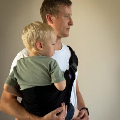 Tuvu Baby & Toddler Hip Carrier – Black Corduroy - Image 4