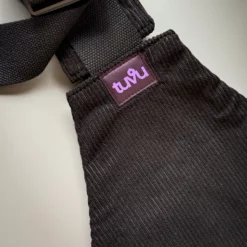 Tuvu Baby & Toddler Hip Carrier – Black Corduroy - Image 3