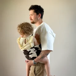 Alternative view of Tuvu Baby & Toddler Hip Carrier – Cow Print